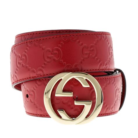 cintura gucci rossa|cintura gucci donna falsa.